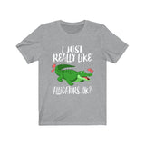 I Just Really Like Alligators Ok Shirt, Alligator Lover Shirt, Alligator Shirt, Alligator Gift Animal Adult Toddler Infant Kids Gift T-Shirt Image 3