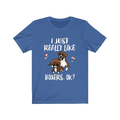 I Just Really Like Boxers Dogs Shirt - Boxer print design