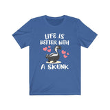 Life Is Better With A Skunk Shirt, Skunk Lover Shirt, Skunk Shirt, Skunk Owner Shirt, Skunk Funny Boy Girl Shirt Image 2