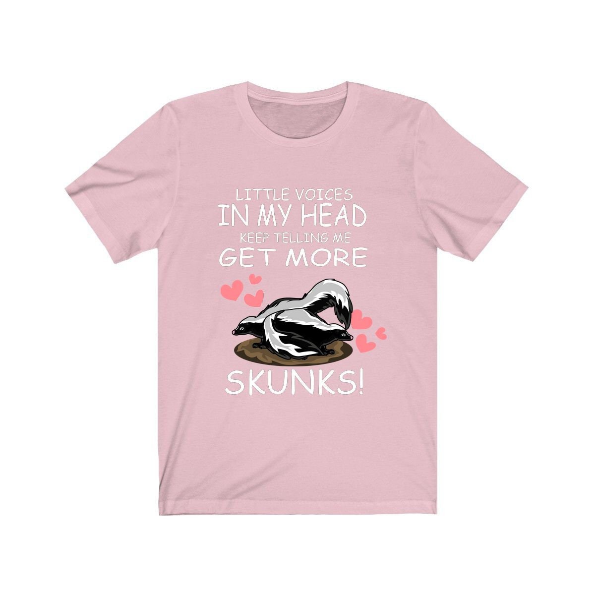 Little Voices Keep Telling Me Get More Skunks Shirt, Skunk Lover Shirt, Skunk Shirt, Skunk Owner Shirt, Skunk Funny Boy Girl Shirt Image 4