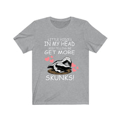 Get More Skunks T-Shirt - skunk print design