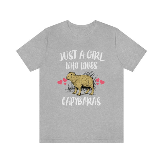 Just A Girl Who Loves Capybaras Shirt - capybara print design