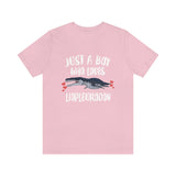 Just A Boy Who Loves Liopleurodon Dinosaur Shirt, Liopleurodon Lover Shirt, Dinosaur Lover Gift, Animal Adult Toddler Kids Gift T-Shirt Image 4