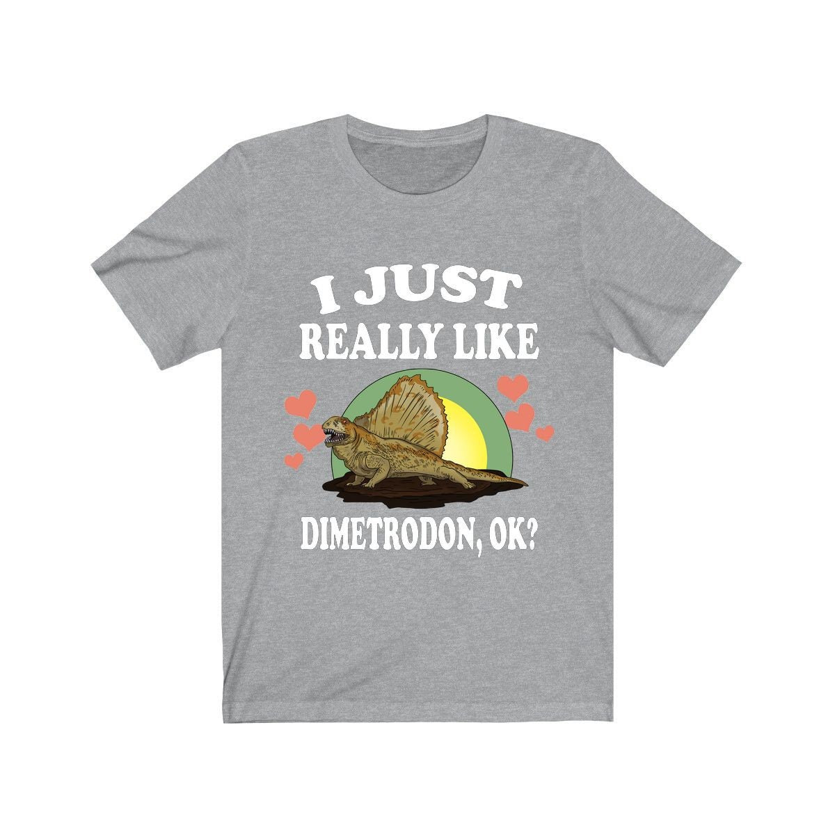 I Just Really Like Dimetrodon Dinosaurs Shirt, Dimetrodon Lover Shirt, Dinosaur Lover Gift, Dimetrodon Dinosaur Gift T-Shirt Image 3
