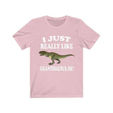 I Just Really Like Gigantosaurus Ok Dinosaurs Shirt, Gigantosaurus Lover Shirt, Dinosaur Lover Gift, Gigantosaurus Dinosaur Gift T-Shirt Image 4