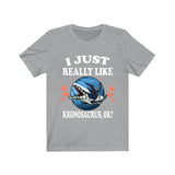 I Just Really Like Kronosaurus Ok Dinosaurs Shirt, Kronosaurus Lover Shirt, Dinosaur Lover Gift, Kronosaurus Dinosaur Gift T-Shirt Image 3