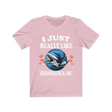 I Just Really Like Kronosaurus Ok Dinosaurs Shirt, Kronosaurus Lover Shirt, Dinosaur Lover Gift, Kronosaurus Dinosaur Gift T-Shirt Image 4