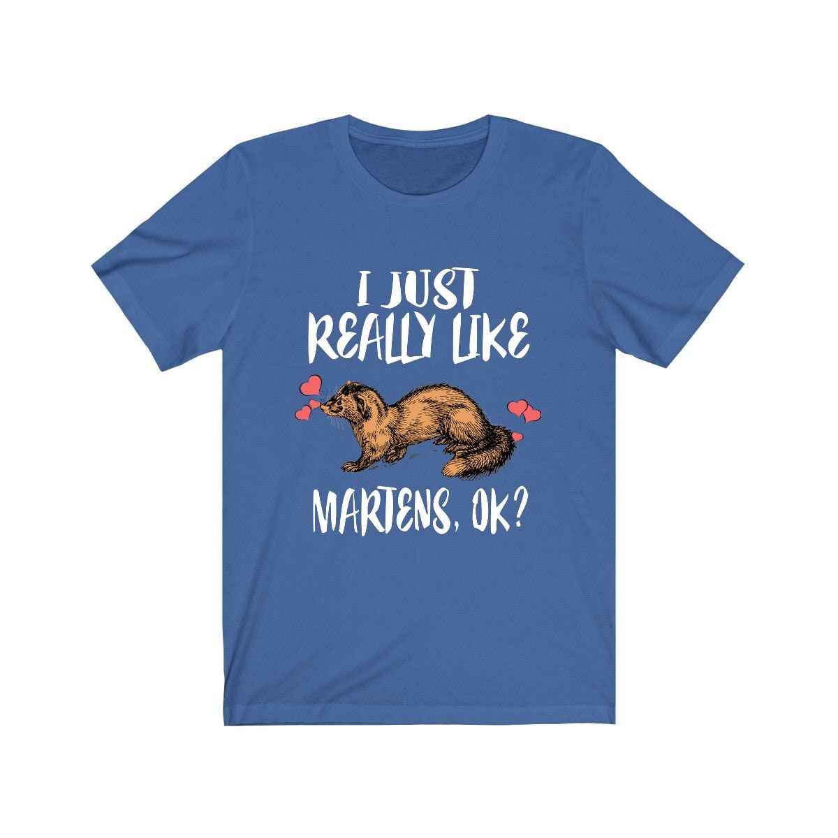 I Just Really Like Martens Ok Shirt, Marten Lover Shirt, Marten Shirt, Marten Lover Gift, Animal Adult Kids T-Shirt Image 2