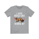 I Just Really Like Martens Ok Shirt, Marten Lover Shirt, Marten Shirt, Marten Lover Gift, Animal Adult Kids T-Shirt Image 3
