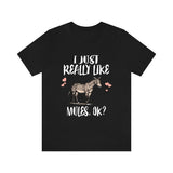 I Just Really Like Mules Ok Shirt, Mule Lover Shirt, Mule Gift Animal Lover Adult Toddler Infant Kids Gift T-Shirt Image 2