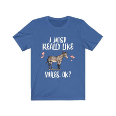 I Just Really Like Mules OK Shirt - mule print design