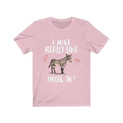 I Just Really Like Mules OK Shirt - mule print design