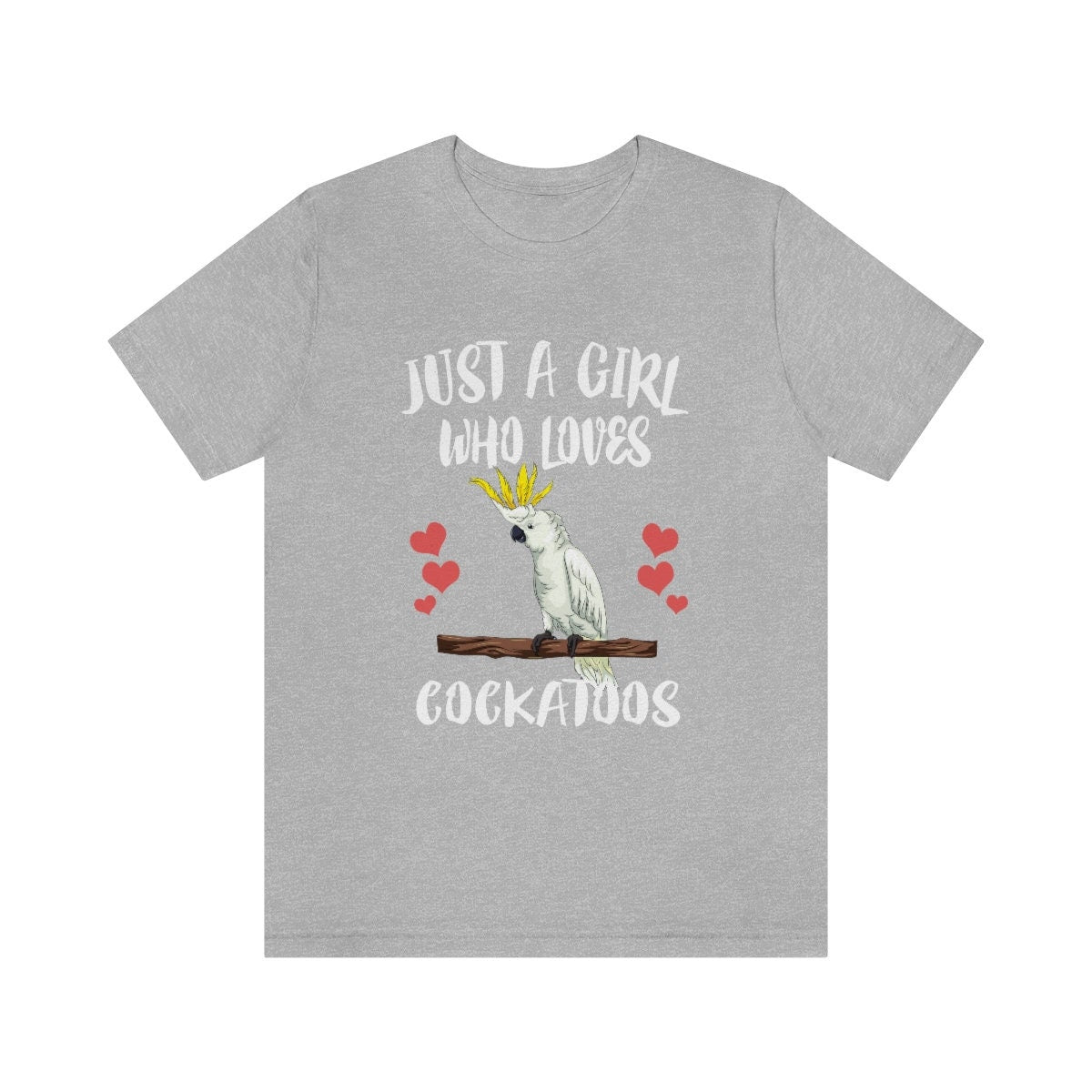Just A Girl Who Loves Cockatoo Shirt, Cockatoo Lover Shirt, Cockatoo Shirt, Cockatoo Lover Gift, Animal Gift Image 4