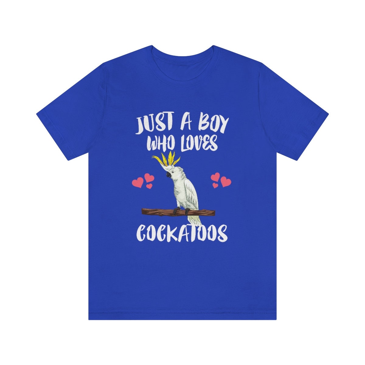 Just A Boy Who Loves Cockatoo Shirt, Cockatoo Lover Shirt, Cockatoo Shirt, Cockatoo Lover Gift, Animal Gift Image 1