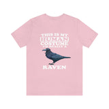 This Is My Human Costume I'm Really A Raven Shirt, Raven Lover Shirt, Birding Shirt, Raven Bird Lover Gift, Animal Shirt Image 3