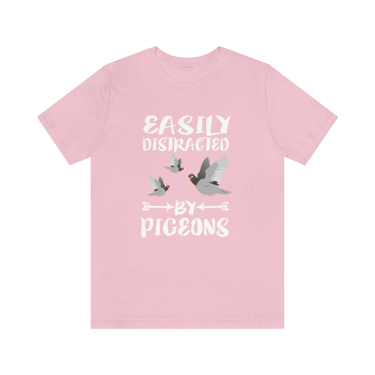 Easily Distracted By Pigeons Shirt, Pigeon Lover Shirt, Birding Shirt, Pigeon Gift, Bird Lover Shirt, Adult Toddler Kids Gift T-Shirt Image 4