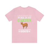 Work In My Garden With My Goats Shirt, Goat Lover Shirt, Goat Shirt, Goat Gift, Animal Adult Kids T-Shirt Image 4
