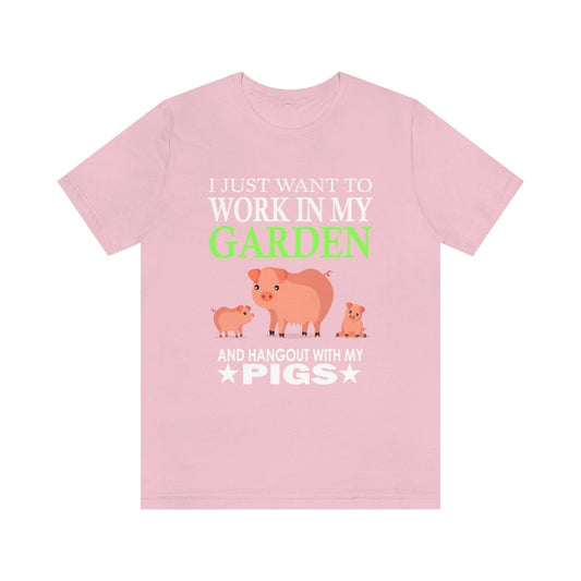Garden And Pigs Shirt - garden and pig print design