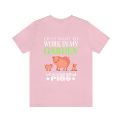 Garden And Pigs Shirt - garden and pig print design