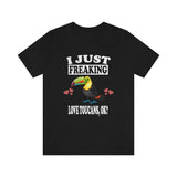 I Just Freaking Love Toucans Ok Shirt, Toucan Lover Shirt, Toucan Shirt, Funny Birding Gift, Boy Girl Shirt Image 2