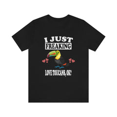 I Just Love Toucans T-Shirt - toucan bird print design