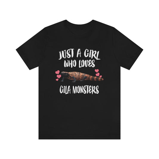 Just A Girl Who Loves Gila Monsters Shirt - Gila Monster print design