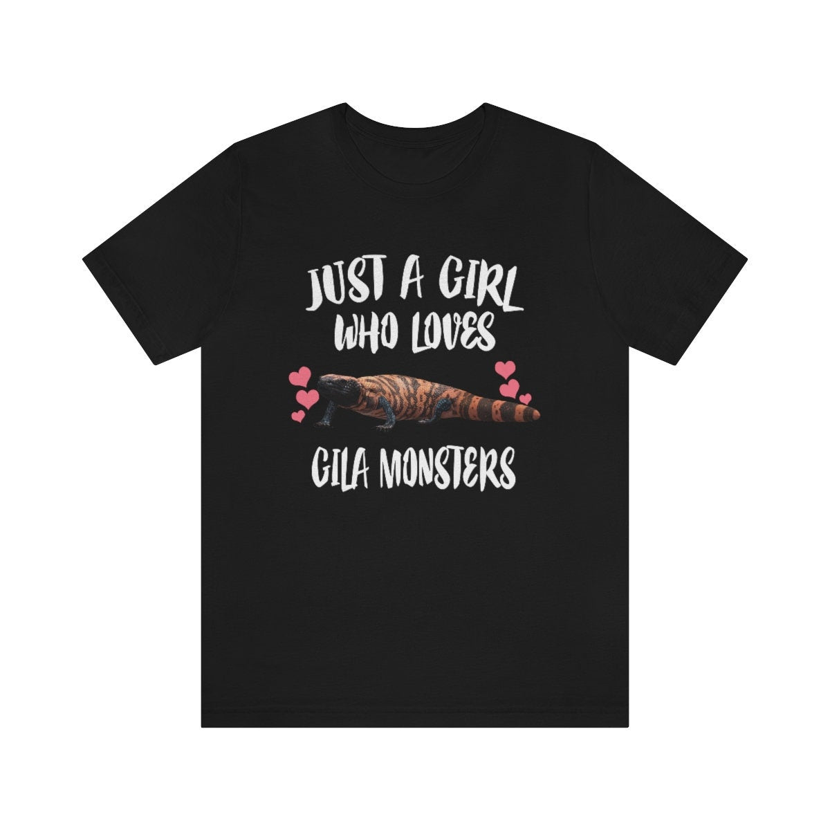 Just A Girl Who Loves Gila Monsters Shirt - Gila Monster print design