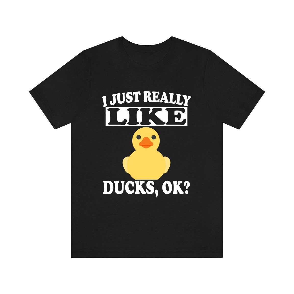 I Just Really Like Ducks Ok Shirt, Duck Lover Shirt, Duck Shirt, Duck Lover Gift, Duck Boy Girl T-Shirt Image 1