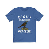 Easily Distracted By Grackles Bird Shirt, Grackle Lover Shirt, Birding Shirt, Bird Gift, Animal Adult Kids T-Shirt Image 2