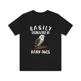 Easily Distracted By Barn Owls Shirt, Barn Owl Lover Shirt, Owl Shirt, Owl Lover Gift, Animal Adult Toddler Kids T-Shirt Image 2