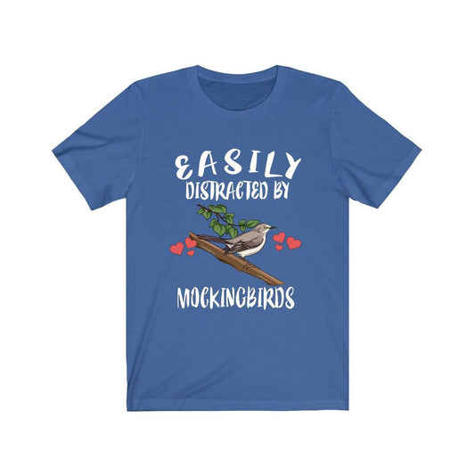 Easily Distracted By Mockingbirds Birds Shirt - mockingbird print design