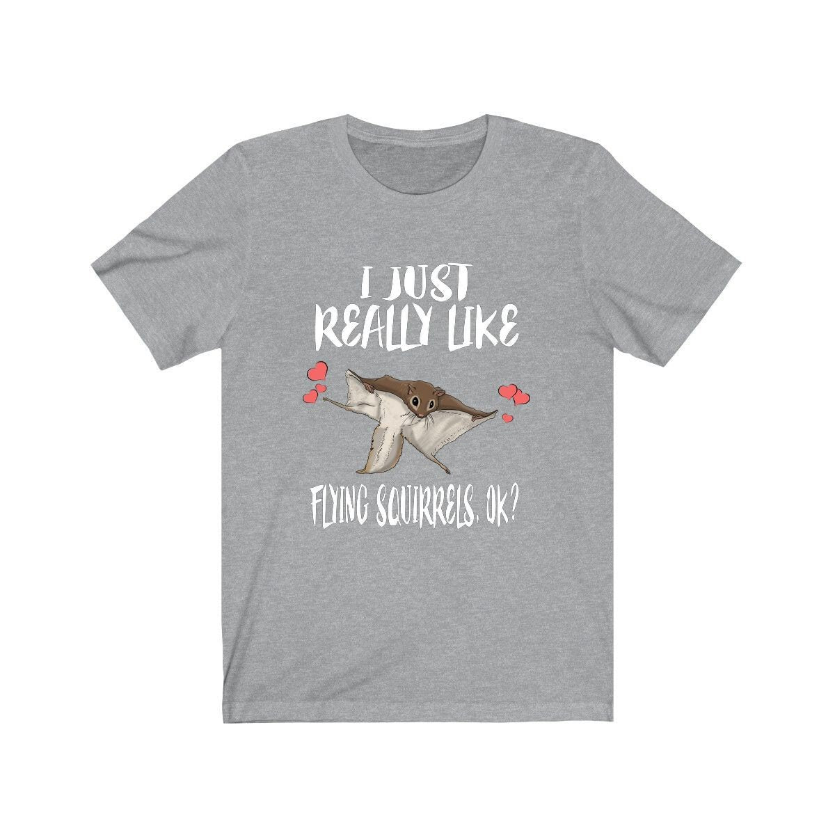 I Just Really Like Flying Squirrels Shirt, Flying Squirrel Lover Shirt, Squirrel Shirt, Squirrel Lover Gift, Animal Adult Kids T-Shirt Image 3