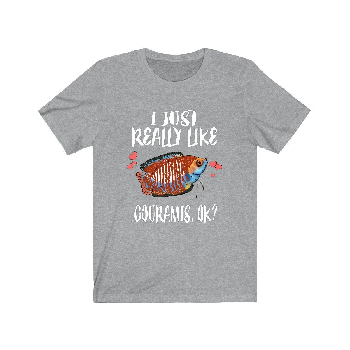 I Just Really Like Gouramis Ok Fish Shirt, Gourami Lover Shirt, Fish Shirt, Gourami Lover Gift, Animal Adult Kids T-Shirt Image 3