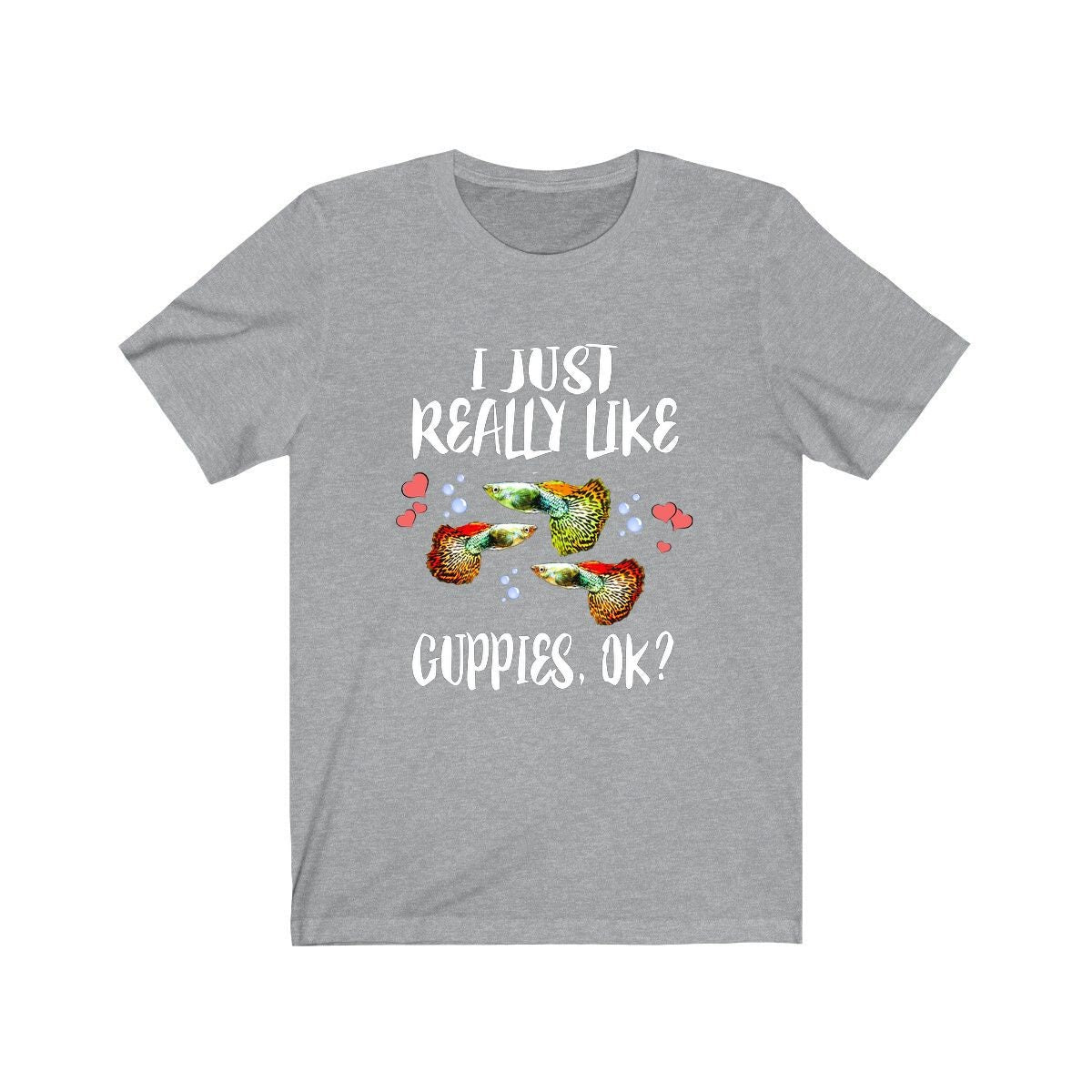 I Just Really Like Guppies Ok Fish Shirt, Guppy Lover Shirt, Guppy Shirt, Guppy Lover Gift, Boy Girl Shirt Image 1