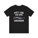 Just A Girl Who Loves Liopleurodon Dinosaur Shirt, Liopleurodon Lover Shirt, Dinosaur Lover Gift, Animal Adult Toddler Kids Gift T-Shirt Image 3