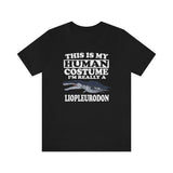 This Is My Human Costume I'm Really A Liopleurodon Dinosaur Shirt, Liopleurodon Lover Shirt, Dinosaur Lover Gift, Animal Adult Kids T-Shirt Image 1