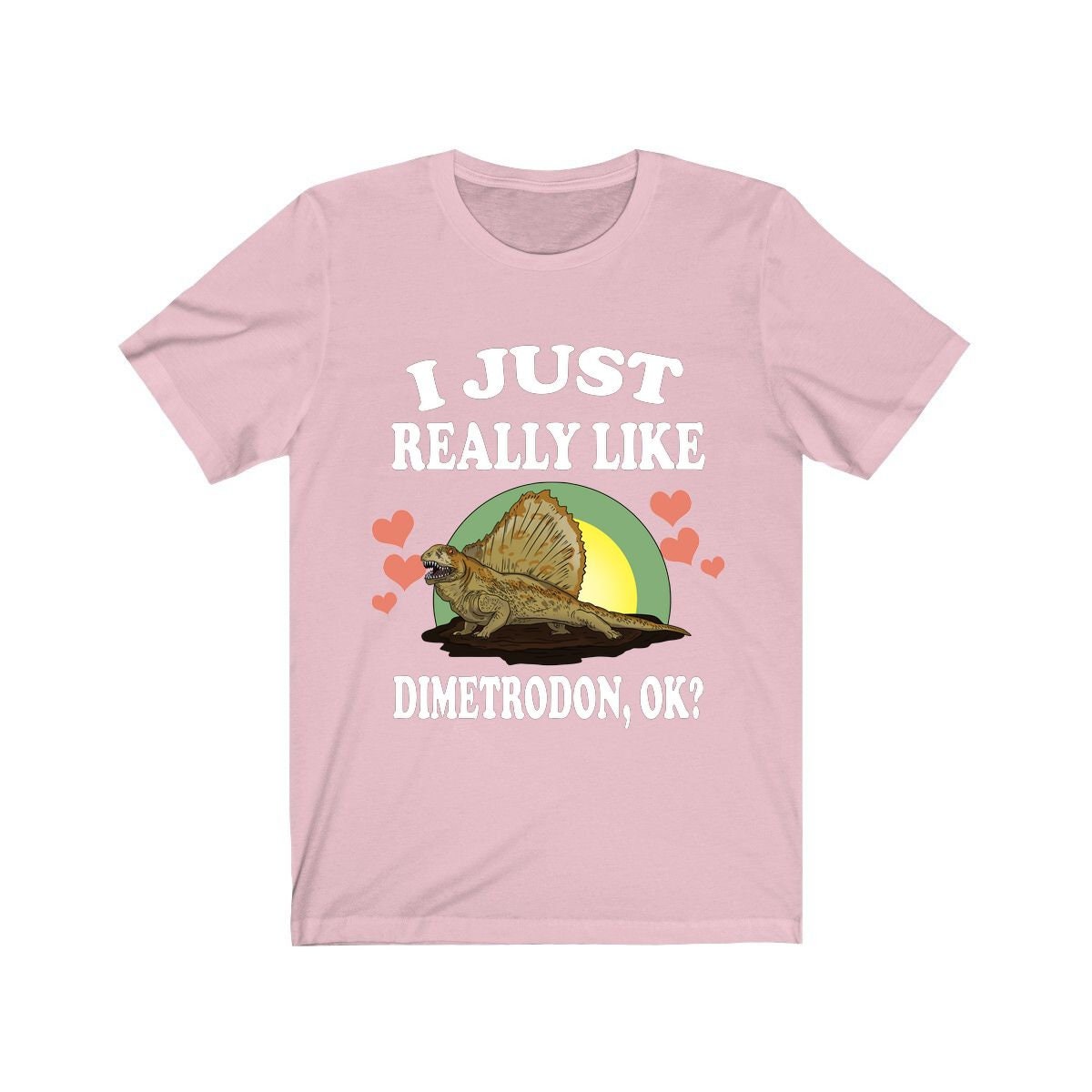 I Just Really Like Dimetrodon Dinosaurs Shirt, Dimetrodon Lover Shirt, Dinosaur Lover Gift, Dimetrodon Dinosaur Gift T-Shirt Image 4