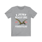 I Just Really Like Pterodactyls Ok Dinosaurs Shirt, Pterodactyls Lover Shirt, Dinosaur Lover Gift, Pterodactyls Dinosaur Gift T-Shirt Image 1