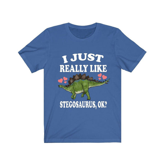 I just really like stegosaurus ok Jurassic armored dinosaur tee
