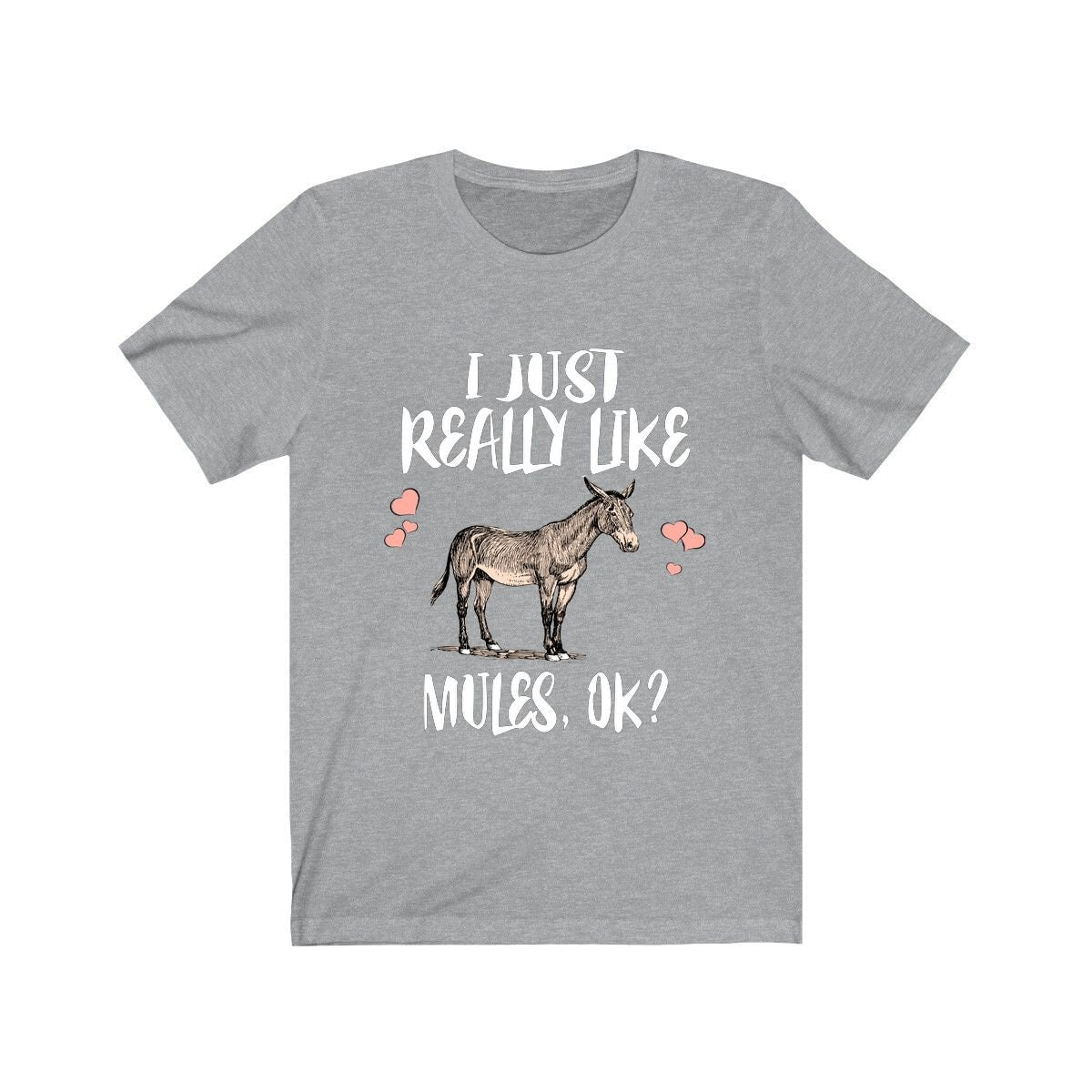 I Just Really Like Mules Ok Shirt, Mule Lover Shirt, Mule Gift Animal Lover Adult Toddler Infant Kids Gift T-Shirt Image 3