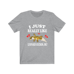 I Just Really Like Leopard Geckos Shirt - leopard gecko print design