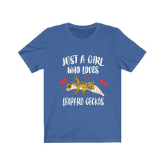 Just A Girl Who Loves Leopard Geckos Shirt - leopard gecko print design