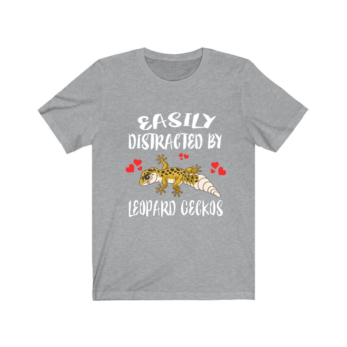 Easily Distracted By Leopard Geckos Shirt, Lizard Lover Shirt, Leopard Gecko Shirt, Lizard Owner Shirt, Lizard Lover Gift, Lizard T-Shirt Image 3