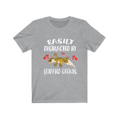 Easily Distracted By Leopard Geckos Shirt - leopard gecko print design