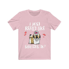 I Just Really Like Shih Tzu Shirt - Shih Tzu print design