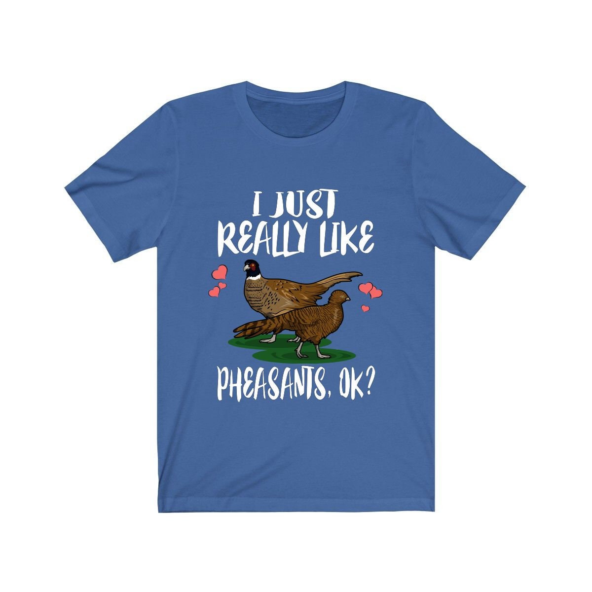 I Just Really Like Pheasants Birds Shirt, Pheasant Lover Shirt, Birding Shirt, Pheasant Lover Gift, Animal Adult Kids T-Shirt Image 3