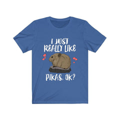 I Just Really Love Pikas Shirt - pika print design