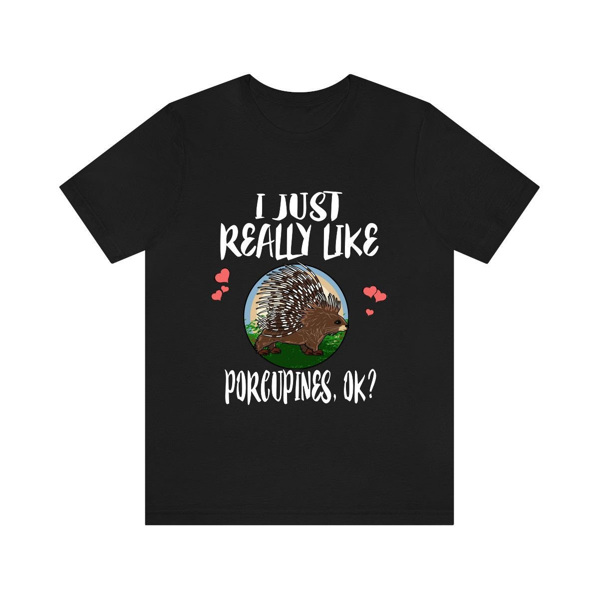 I Just Really Like Porcupines Ok Shirt, Porcupine Lover Shirt, Porcupine Shirt, Porcupine Gift, Animal Adult Kids T-Shirt Image 2