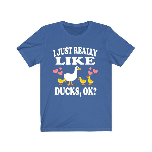 I Really Like Ducks T-Shirt - duck print design