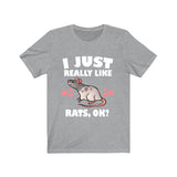 I Just Really Like Rats Shirt, Rat Lover Shirt, Rat Owner Shirt, Animal Lover Shirt, Adult Toddler Infant Kids Gift T-Shirt Image 3